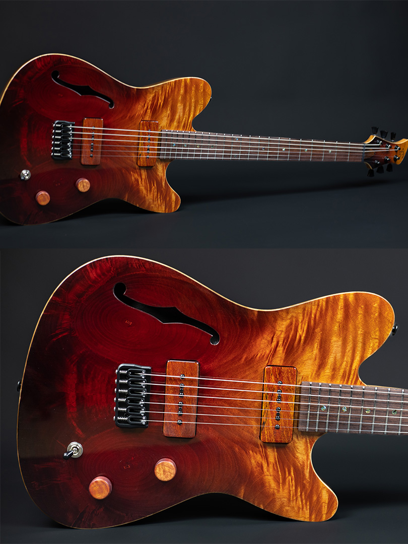"Pro Series" Ruby Amber Burst Super Nyauli